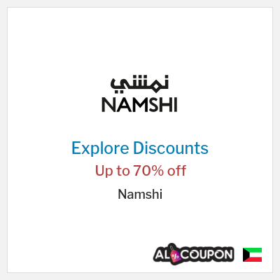 Sale for Namshi Up to 70% off