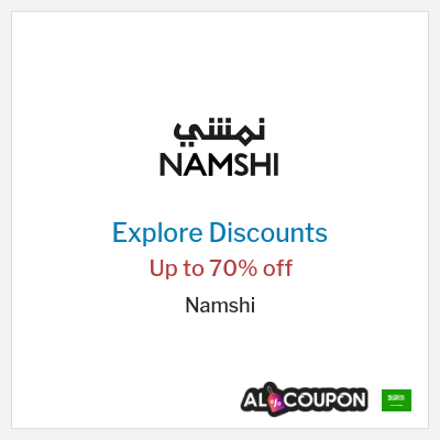 Sale for Namshi Up to 70% off