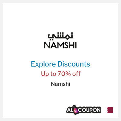 Sale for Namshi Up to 70% off