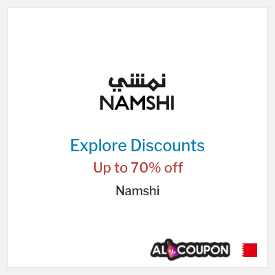 Sale for Namshi Up to 70% off