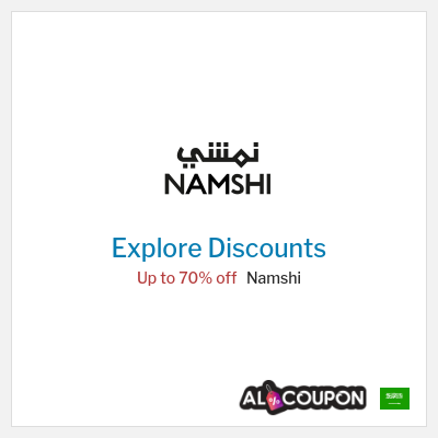 Sale for Namshi Up to 70% off