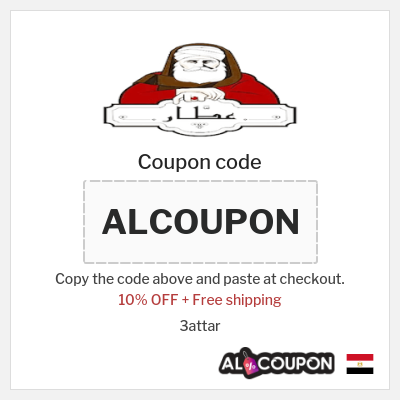 Coupon for 3attar (ALCOUPON) 10% OFF + Free shipping