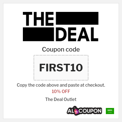 Coupon for The Deal Outlet (FIRST10) 10% OFF