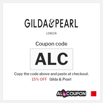 Coupon discount code for Gilda & Pearl 15% OFF