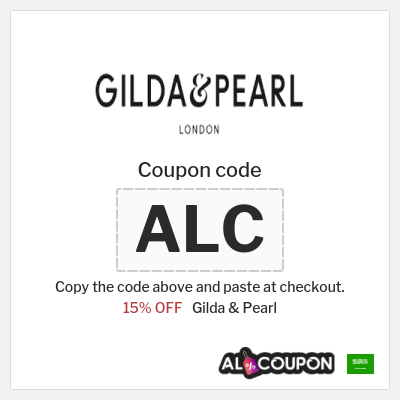 Coupon for Gilda & Pearl (ALC) 15% OFF