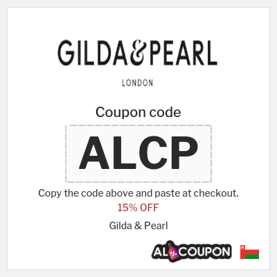 Coupon for Gilda & Pearl (ALCP) 15% OFF