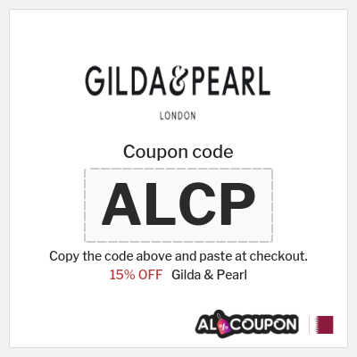 Coupon for Gilda & Pearl (ALCP) 15% OFF