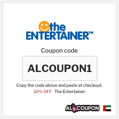 Coupon for The Entertainer (ALCOUPON1) 10% OFF