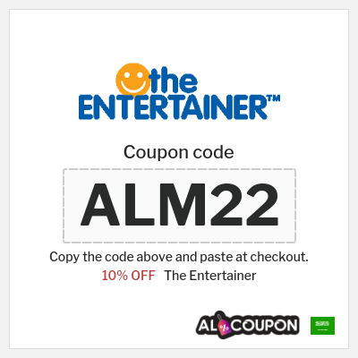Coupon for The Entertainer (ALM22) 10% OFF