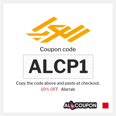 Coupon discount code for Alarrab 10% OFF