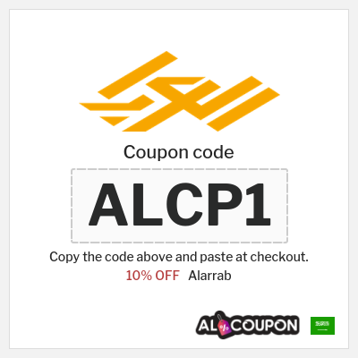 Coupon discount code for Alarrab 10% OFF