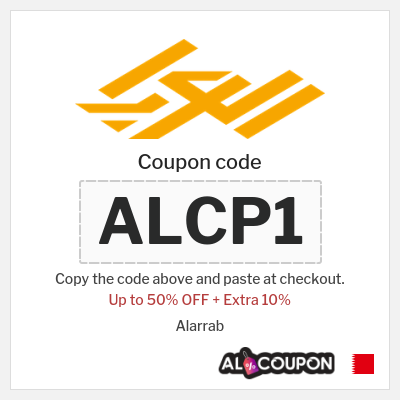 Coupon for Alarrab (ALCP1) Up to 50% OFF + Extra 10%