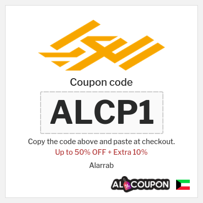Coupon for Alarrab (ALCP1) Up to 50% OFF + Extra 10%