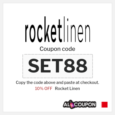 Coupon discount code for Rocket Linen Discount Code