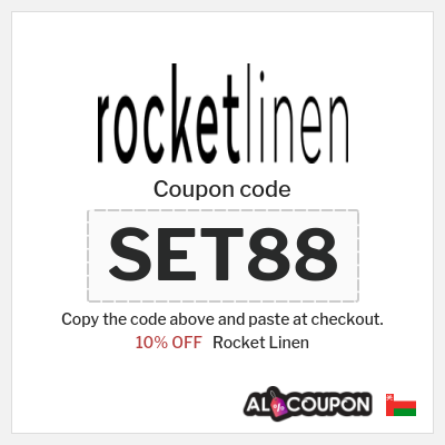 Coupon discount code for Rocket Linen Discount Code
