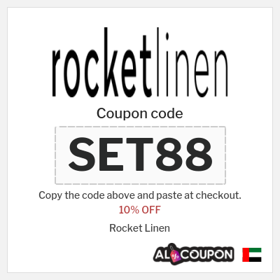 Coupon discount code for Rocket Linen Discount Code