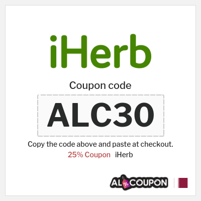 Coupon for iHerb (ALC30) 25% Coupon