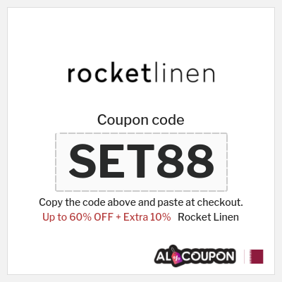Coupon for Rocket Linen (SET88) Up to 60% OFF + Extra 10%