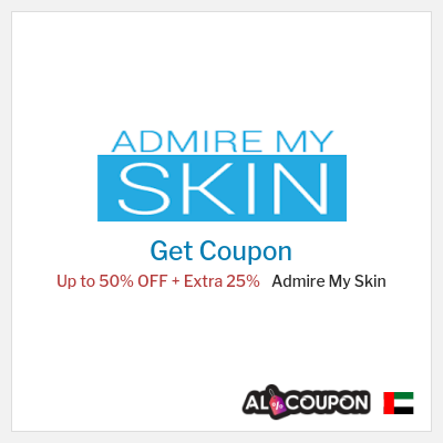Coupon for Admire My Skin Up to 50% OFF + Extra 25%