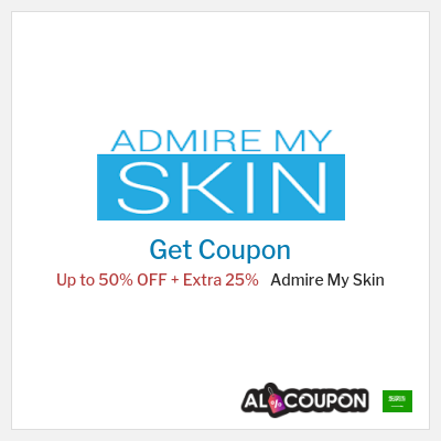 Coupon for Admire My Skin Up to 50% OFF + Extra 25%