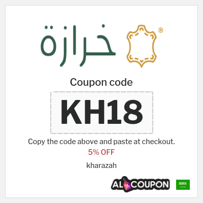 Coupon discount code for kharazah 5% Exclusive Coupon