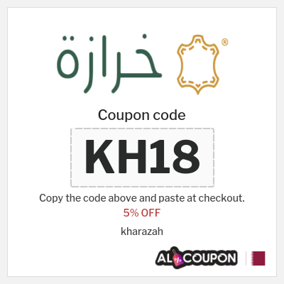 Coupon for kharazah (KH18) 5% OFF