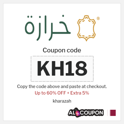 Coupon for kharazah (KH18) Up to 60% OFF + Extra 5%