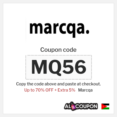Coupon discount code for Marcqa 5% OFF