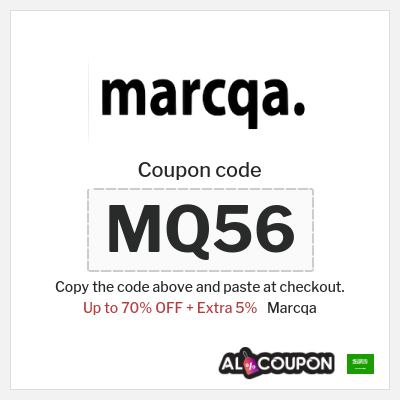 Coupon discount code for Marcqa 5% OFF