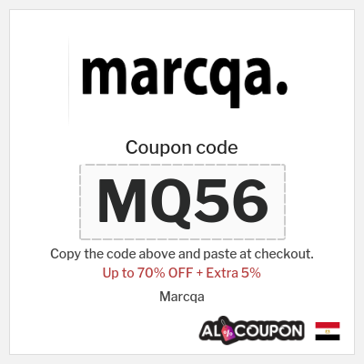 Coupon discount code for Marcqa 5% OFF