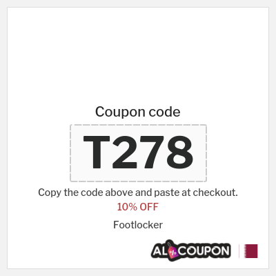 Coupon discount code for Footlocker Exclusive 10% OFF