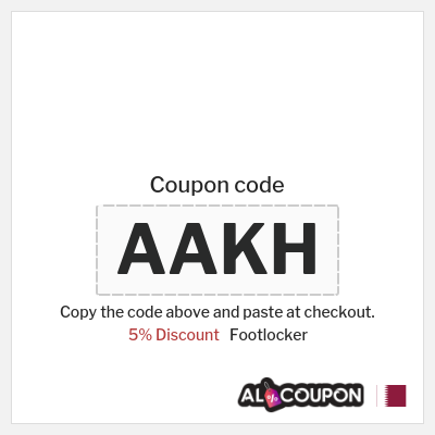 Coupon discount code for Footlocker Exclusive 5% OFF