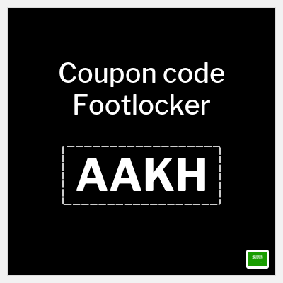Coupon discount code for Footlocker Exclusive 5% OFF