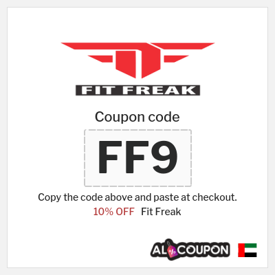 Coupon discount code for Fit Freak 10% OFF