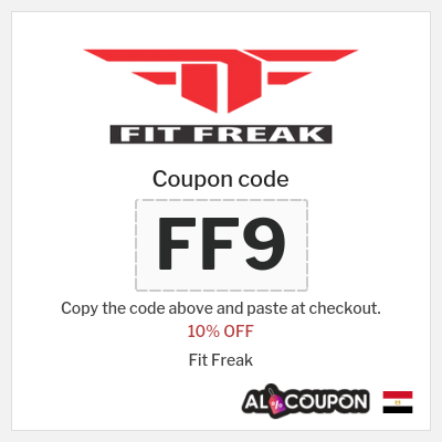 Coupon for Fit Freak (FF9) 10% OFF