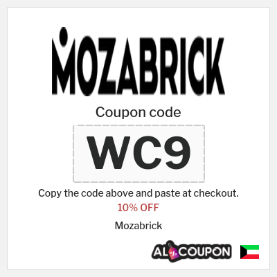 Coupon discount code for Mozabrick 10% OFF