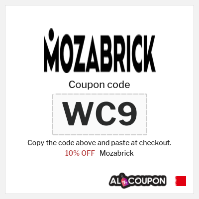 Coupon for Mozabrick (WC9) 10% OFF