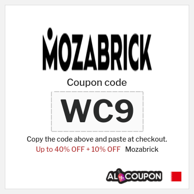Coupon for Mozabrick (WC9) Up to 40% OFF + 10% OFF