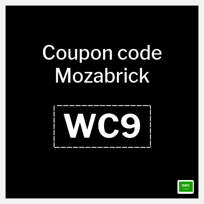 Coupon for Mozabrick (WC9) Up to 40% OFF + 10% OFF
