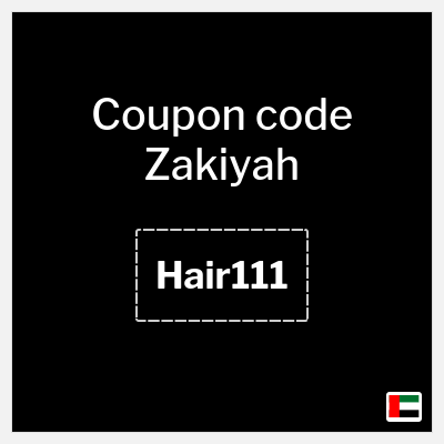 Coupon discount code for Zakiyah 15% OFF
