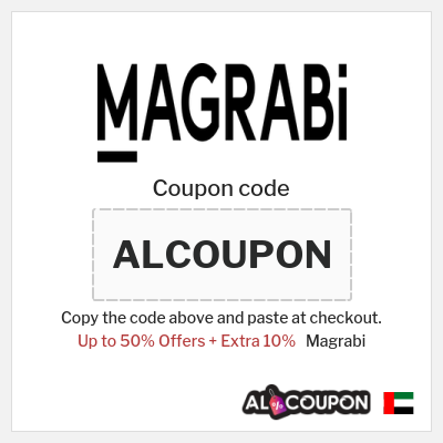 Coupon discount code for Magrabi Up to 50% Exclusive Discounts