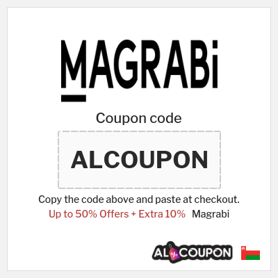 Coupon discount code for Magrabi Up to 50% Exclusive Discounts