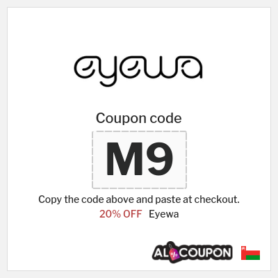 Coupon discount code for Eyewa 20% OFF Discount 