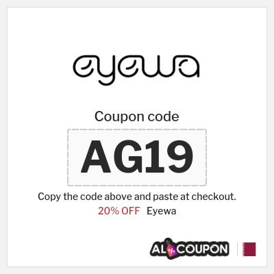 Coupon discount code for Eyewa 20% OFF Discount 