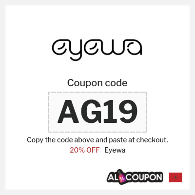 Coupon discount code for Eyewa 20% OFF Discount 