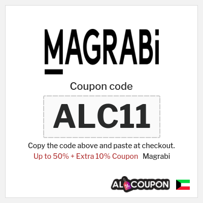 Coupon for Magrabi (ALC11) Up to 50% + Extra 10% Coupon