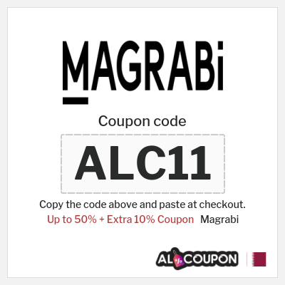 Coupon for Magrabi (ALC11) Up to 50% + Extra 10% Coupon