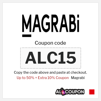 Magrabi Coupon (ALC15) Magrabi Discount Code 2026