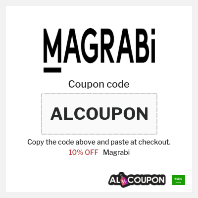 Coupon for Magrabi (ALC15) 10% OFF