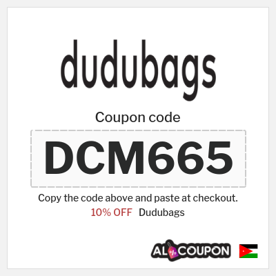 Coupon discount code for Dudubags 10% OFF